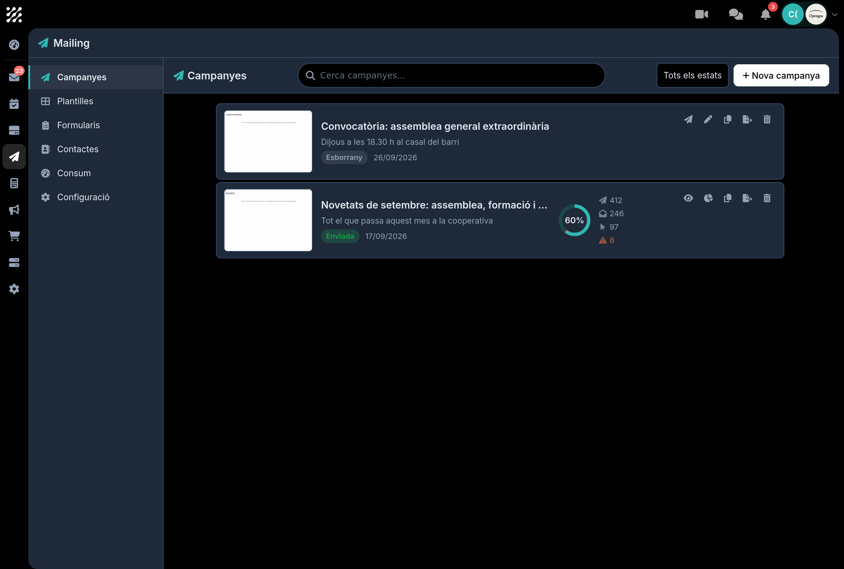 Email Marketing &mdash; Captures de pantalla 1