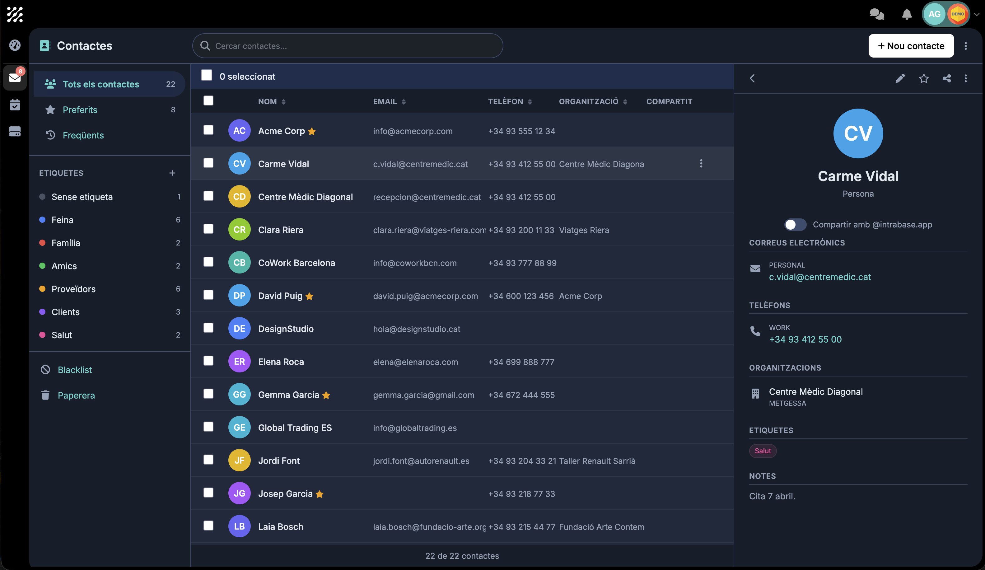 Contacts &mdash; Screenshots 1