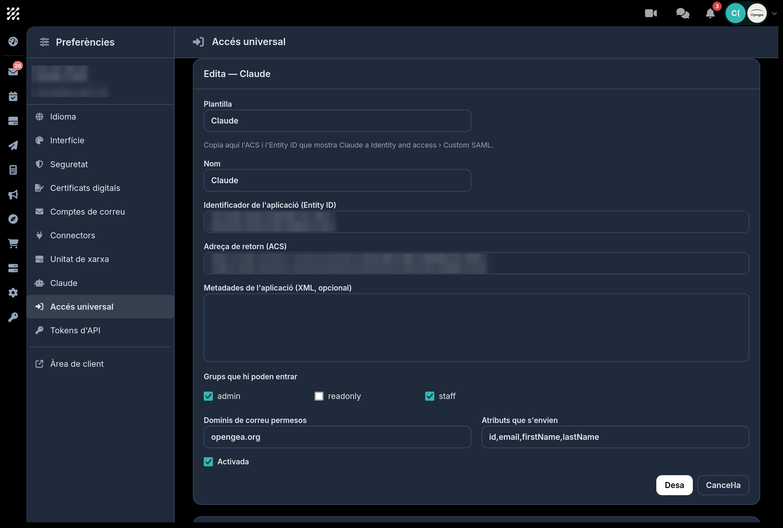 Accés universal &mdash; Captures de pantalla 2